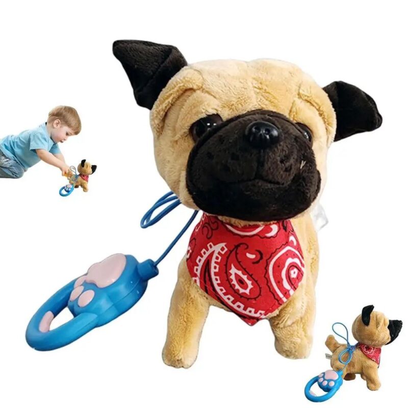 Electronic Plush Puppy Plush Puppy Electronic Interactive Pet Dog Robot Dog Plush Toy With Remote Control Leash Electronic Pet - Image 4