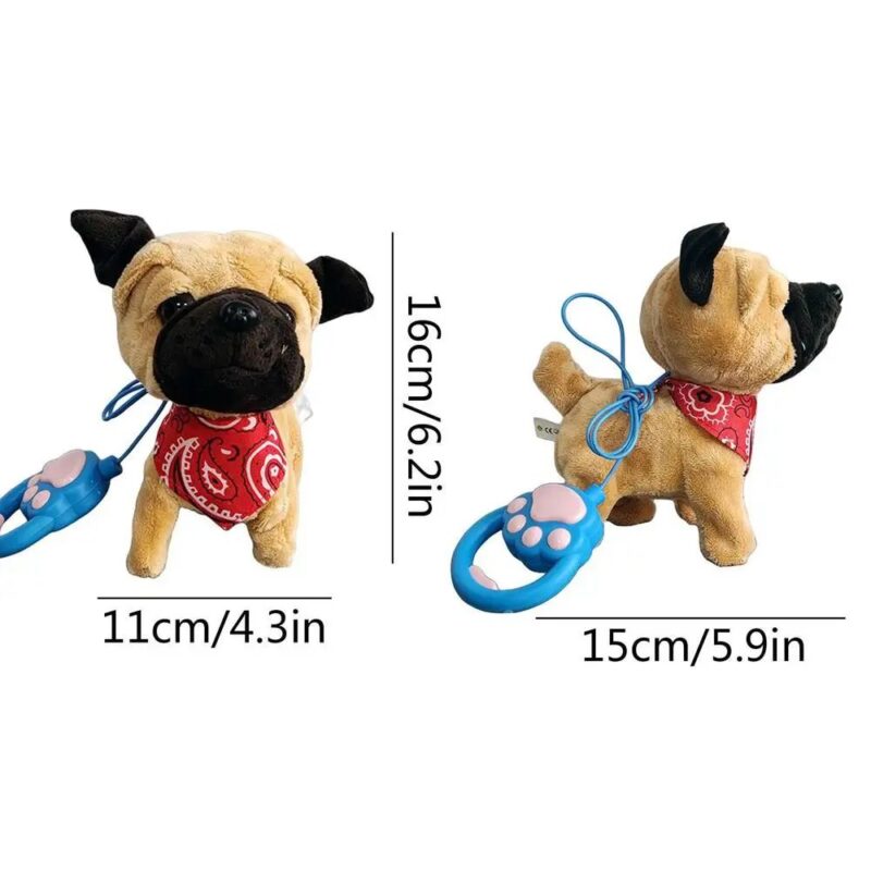 Electronic Plush Puppy Plush Puppy Electronic Interactive Pet Dog Robot Dog Plush Toy With Remote Control Leash Electronic Pet - Image 3