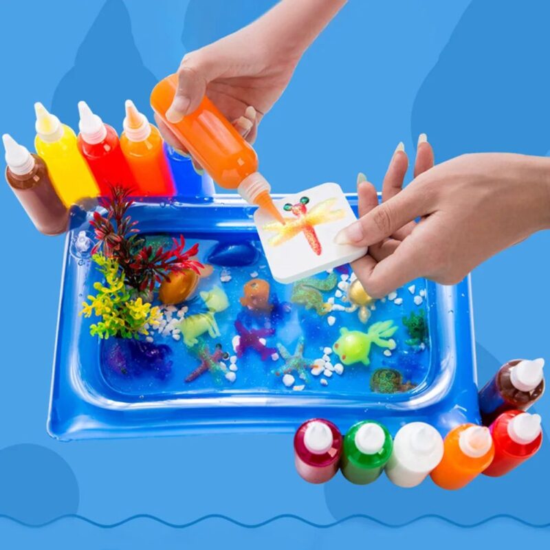 DIY Magic Water Elf Toys Kids Handmade Craft Painting Stickers Fairy Gel Ocean Mold Montessori Education Toys Children Gift - Image 2