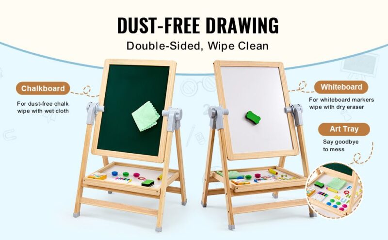 Drawing Board WordPad Art Easel with Painting Accessories Children Educational Toys for Kids Boy Girl - Image 4