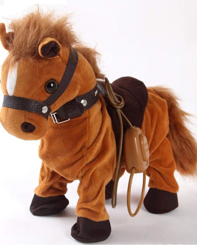 Interactive Walk Along Horse with Remote Control Leash Dancing Singing Walking Musical Pony Pet Toys For Kids
