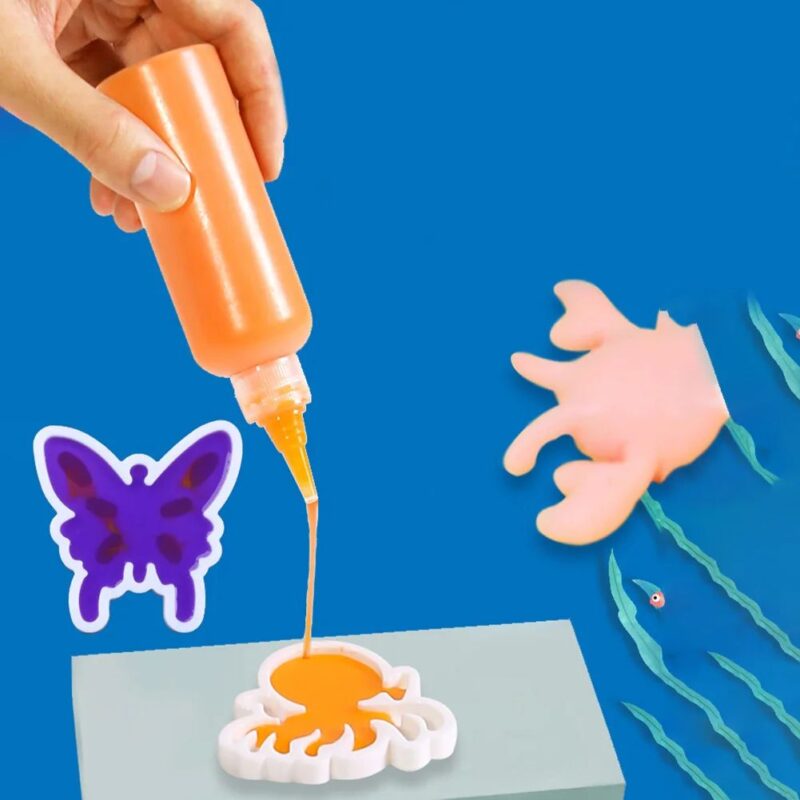 DIY Magic Water Elf Toys Kids Handmade Craft Painting Stickers Fairy Gel Ocean Mold Montessori Education Toys Children Gift - Image 6
