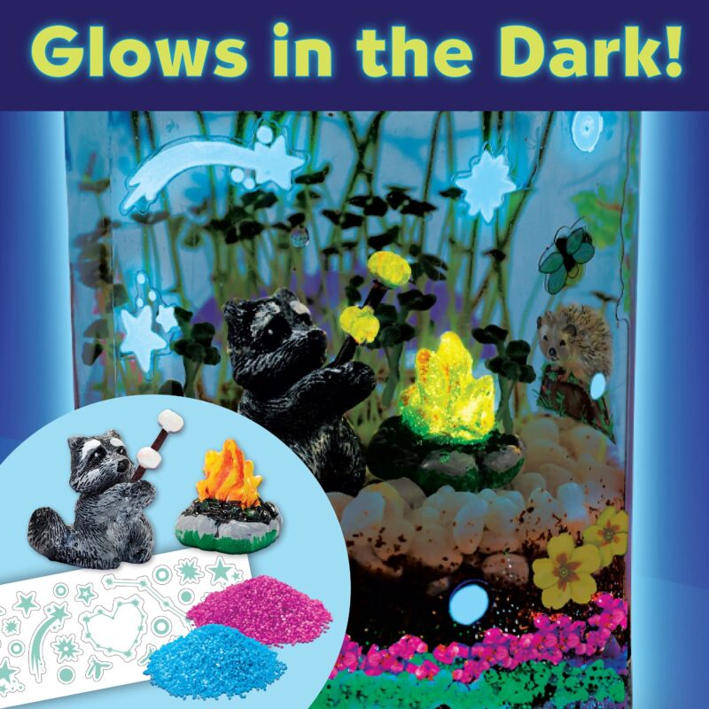 Creativity for Kids Terrarium Kit – Plant & Decorate Your Own Mini Garden with Glowing Fun - Image 7